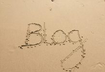 Is Blogging Dying? Is Blogging Dying? The word blog written in the sand.